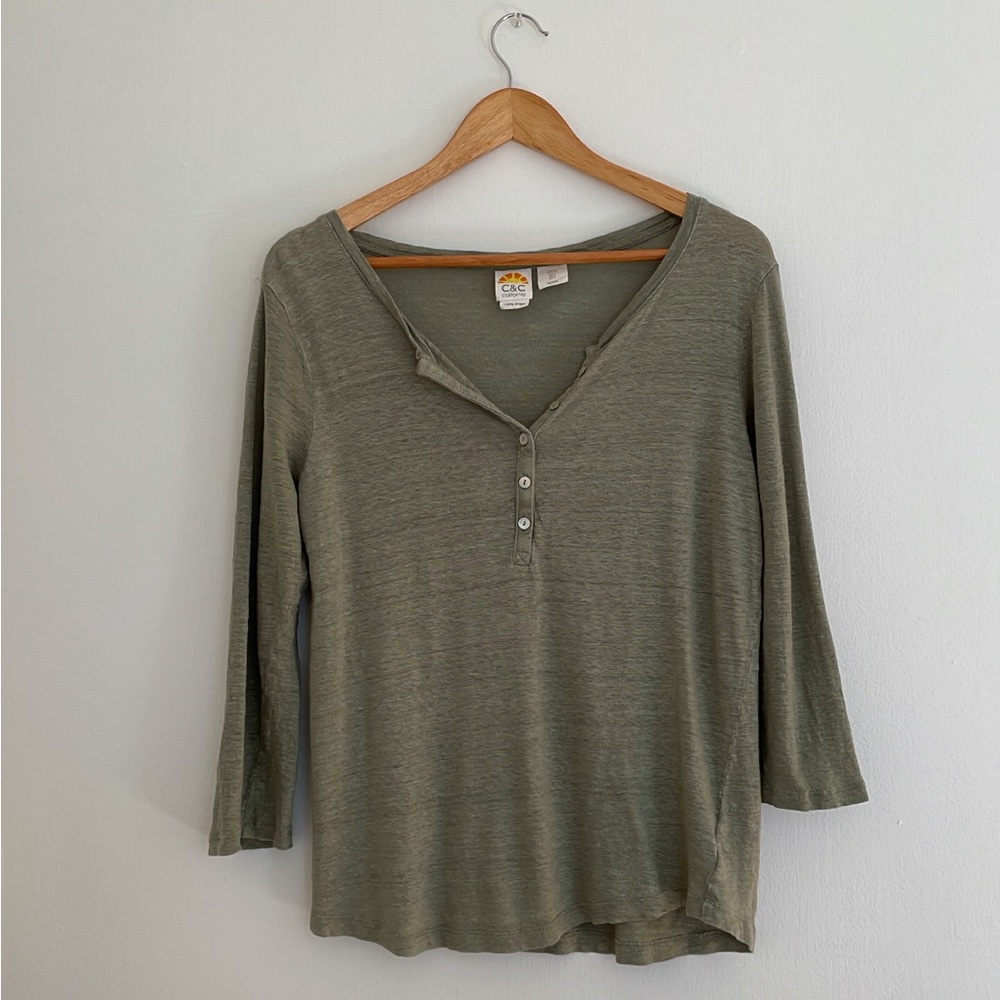 C&C California Sage Linen Too